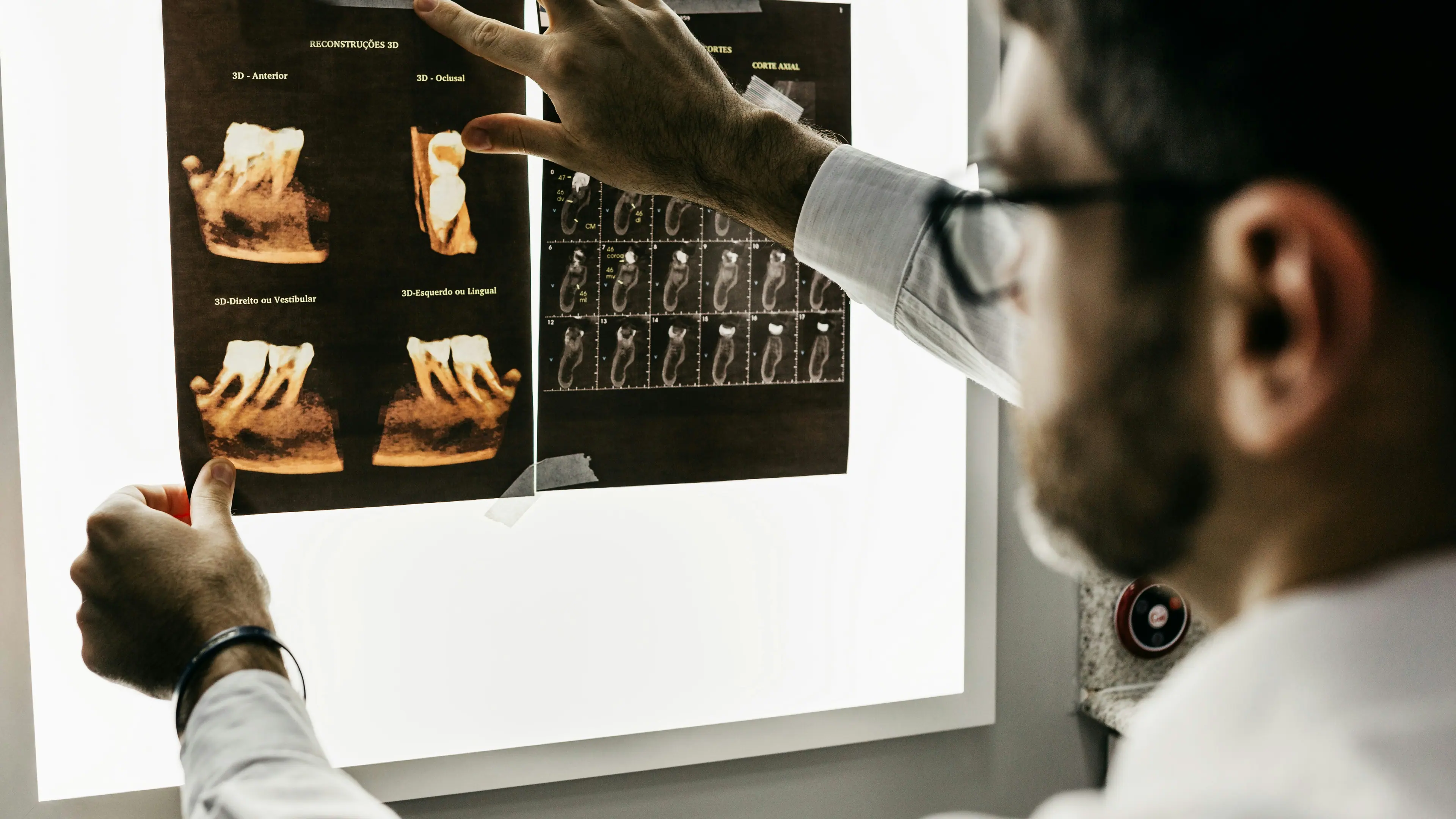 Dental laboratory portfolio cover