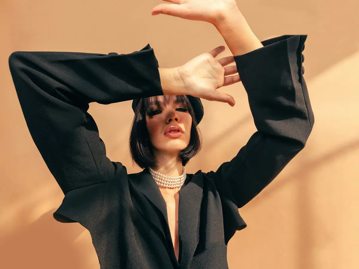 Editorial portrait from the concept fashion campaign