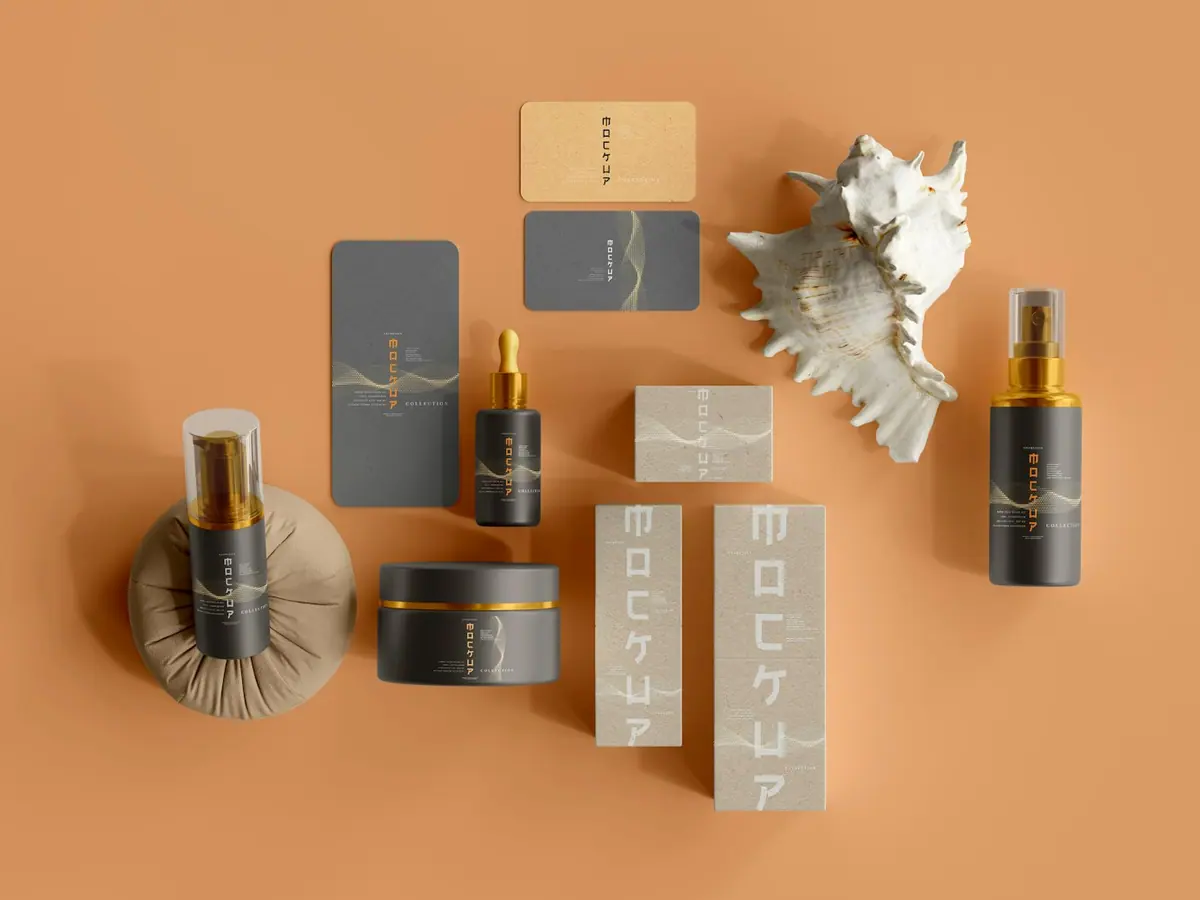 Printed collateral applying the concept identity