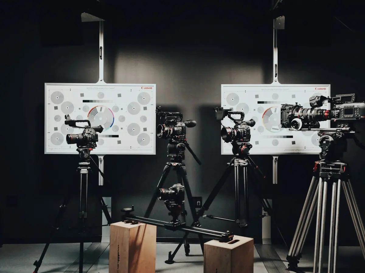 Camera and lighting setup from the concept production